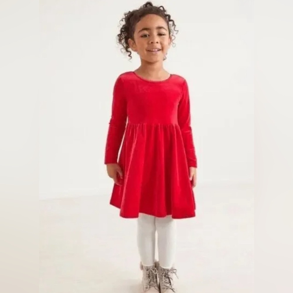 Hanna Andersson red velvet dress